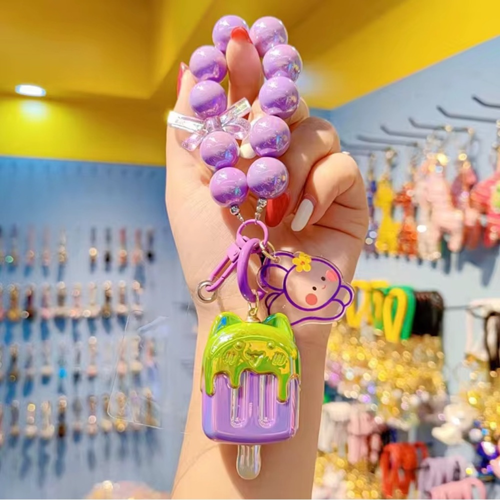 Colorful Beaded Keychain Set - Picture 3 of 8